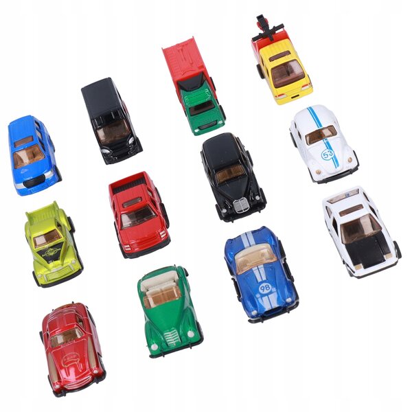 Kinderautomodell aus Metall im Maßstab 1:60 mit Rückzugsmotor