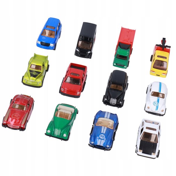 Kinderautomodell aus Metall im Maßstab 1:60 mit Rückzugsmotor