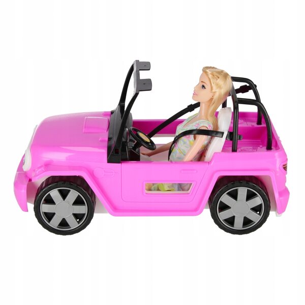 Auto dla lalek z akcesoriami MEGA CREATIVE 568370 różowy