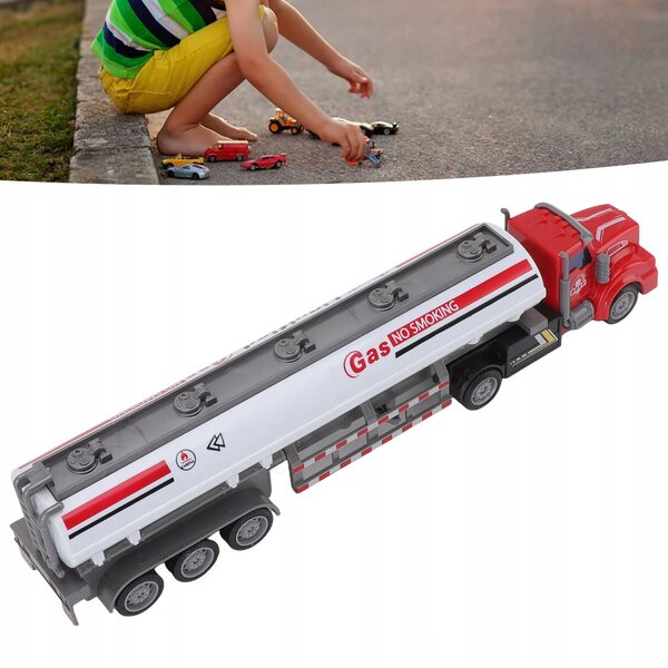 1/48 Pull-Back-Tankwagenmodell, langlebiges Lernspielzeug