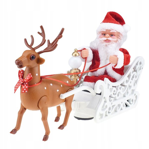 Weihnachtsmann-Weihnachtsdekoration mit Musik und Bewegung für die Weihnachtsfeier
