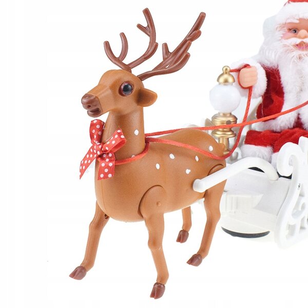 Weihnachtsmann-Weihnachtsdekoration mit Musik und Bewegung für die Weihnachtsfeier