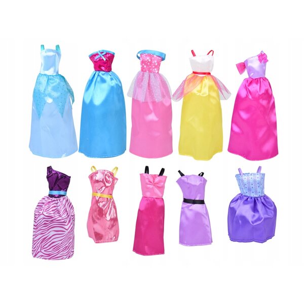 Anlily Puppenmodell mit 11 Prinzessinnenkleidern und Accessoires für Mädchen
