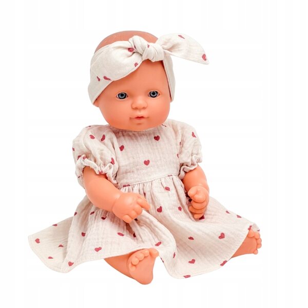Miniland bambola europea da 32 cm con un set di teneri vestiti per bambini dai 3 anni in su