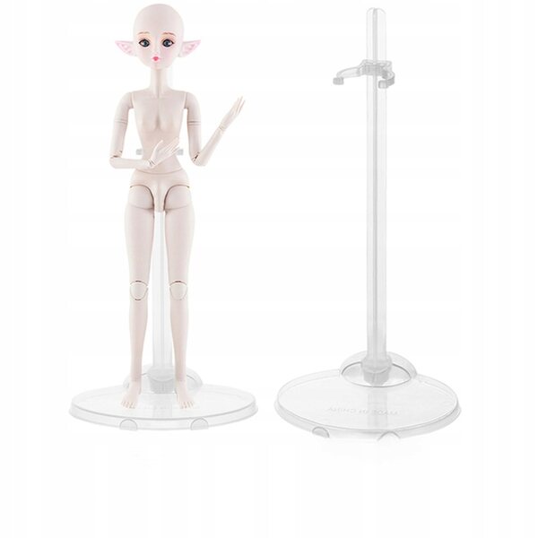 Set 12 supporti trasparenti per bambole e action figures - Organizer resistente