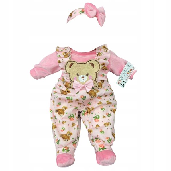 Kleidung für 40–45 cm große Puppen aus Stoff, CE-sicheres Spielkleidungsset