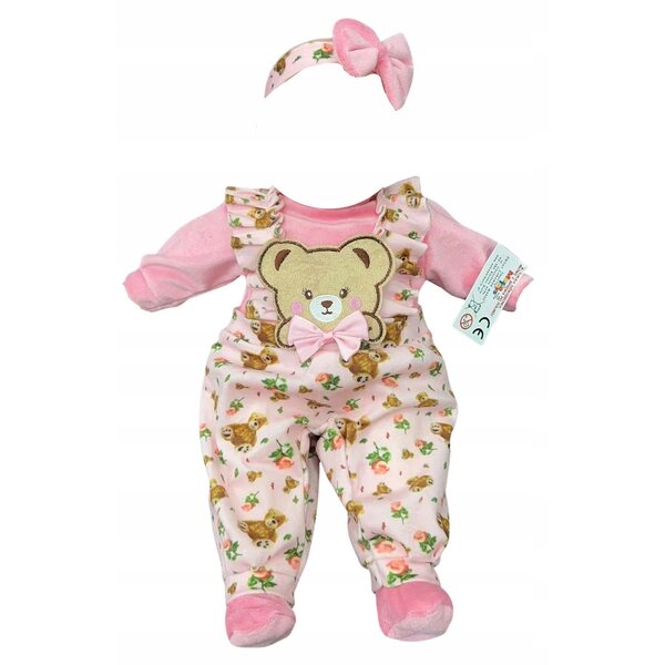 Kleidung für 40–45 cm große Puppen aus Stoff, CE-sicheres Spielkleidungsset