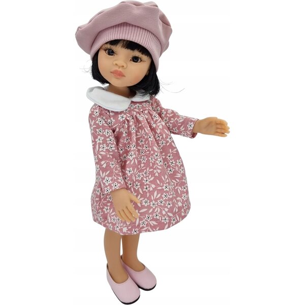 Bekleidungsset für Paola Reina 32 cm Puppen mit Pudrati-Blumenkleid