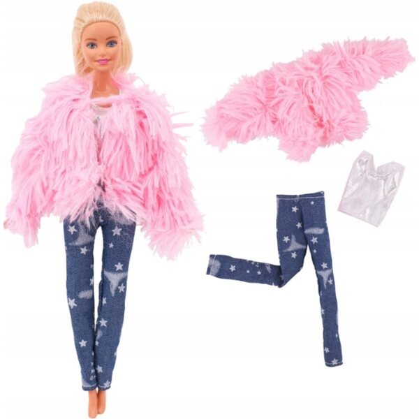 37-teiliges Set aus Kleidung und Accessoires für Puppen, geeignet für Mädchen ab 3 Jahren