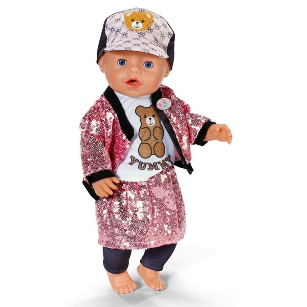 Zapf BABY born glamoureuze kleding voor poppen van 43 cm, complete set