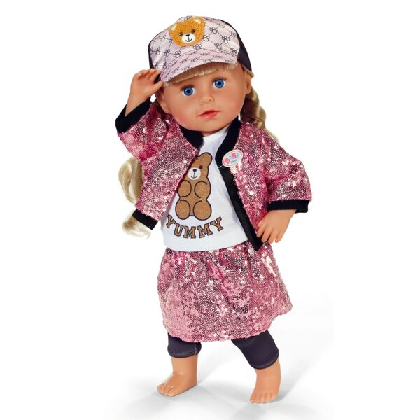 Zapf BABY born glamoureuze kleding voor poppen van 43 cm, complete set