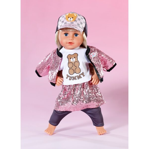 Zapf BABY born glamoureuze kleding voor poppen van 43 cm, complete set
