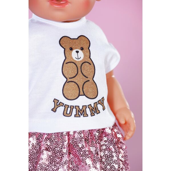 Zapf BABY born glamoureuze kleding voor poppen van 43 cm, complete set