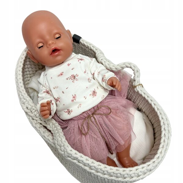 Baby Born Kleidungsset 42-43 cm: Rosa Tüllrock und Baumwollpullover