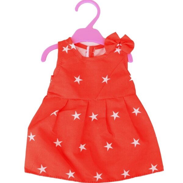 Set 4 pezzi vestiti per bambole 35-45 cm vestitini colorati Adar