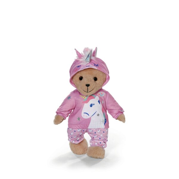 Costume unicorno Baby Born rosa in tessuto per bambole 43 cm e peluche
