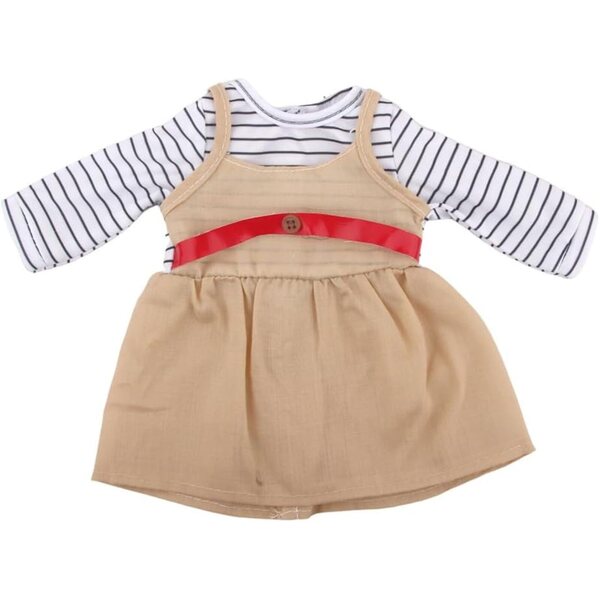 18 Zoll amerikanische Puppenkleidung – Lässiges gestreiftes Outfit für 43–46 cm große Puppen