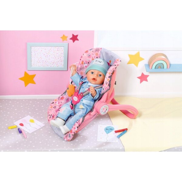 Baby Born Puppenhalter 36-43 cm mit Gurten, leichter Schaukelstuhl