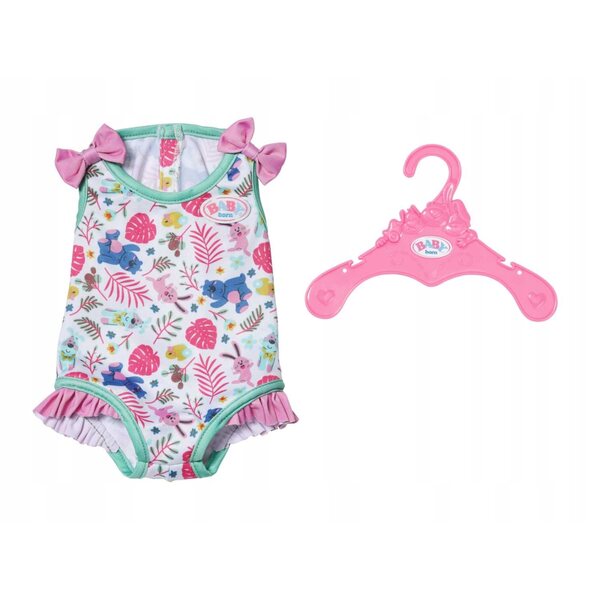 BABY Born Bunter Badeanzug für 43-cm-Puppen – geeignet für Puppen ab 12 Monaten