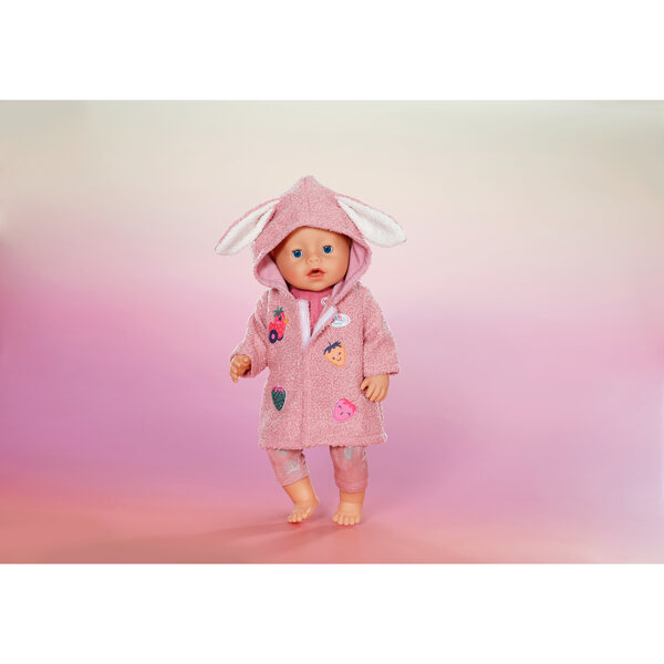 BABY born Set mit rosa Jacke und Kleid für 43 cm große Puppen – Modeaccessoires für Kinder