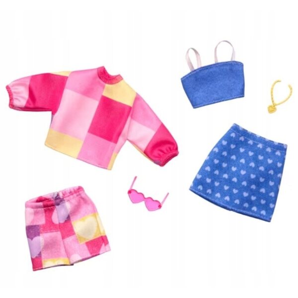 Barbie-Set mit Kleidung und Modeaccessoires für Kinder ab 3 Jahren Mattel