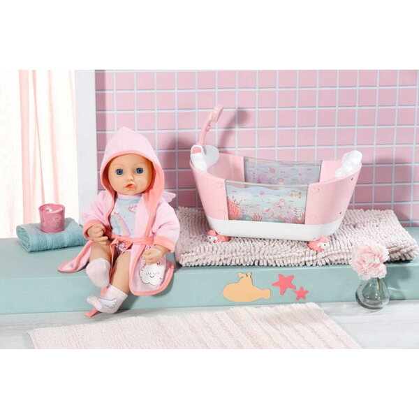 Deluxe Baby Annabell Badeanzug für 43 cm große Puppen mit Bademantel und Body