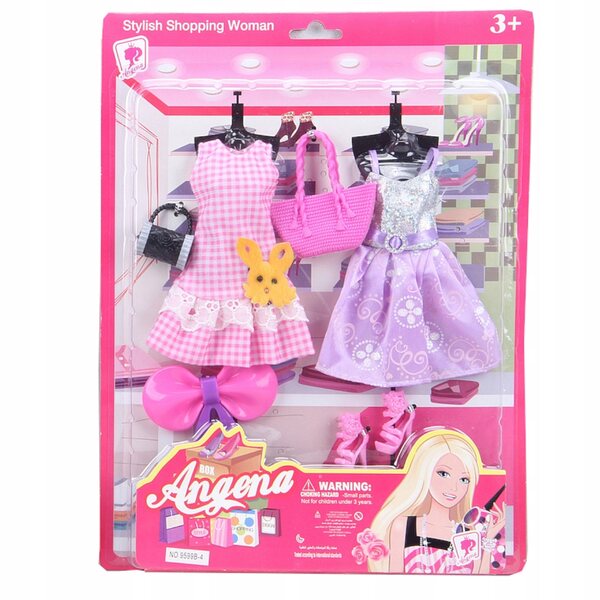 Kleidungsset für Angena-Puppen mit Kleidung und Modeaccessoires für Kinder