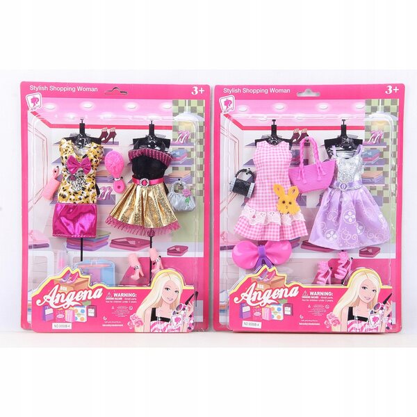 Kleidungsset für Angena-Puppen mit Kleidung und Modeaccessoires für Kinder