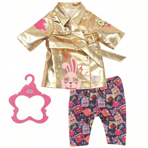 Baby Born Set aus Mantel und Hose, 43 cm, Happy Birthday