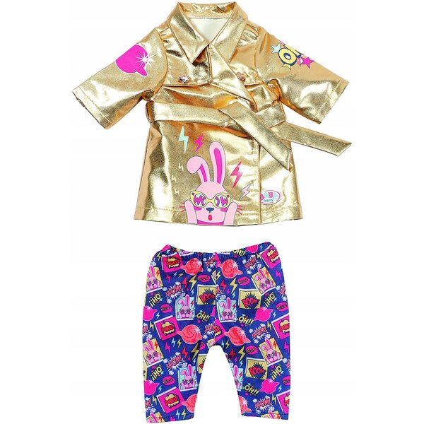 Baby Born Set aus Mantel und Hose, 43 cm, Happy Birthday