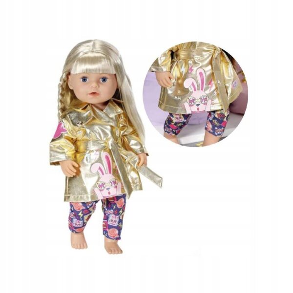 Baby Born Set aus Mantel und Hose, 43 cm, Happy Birthday