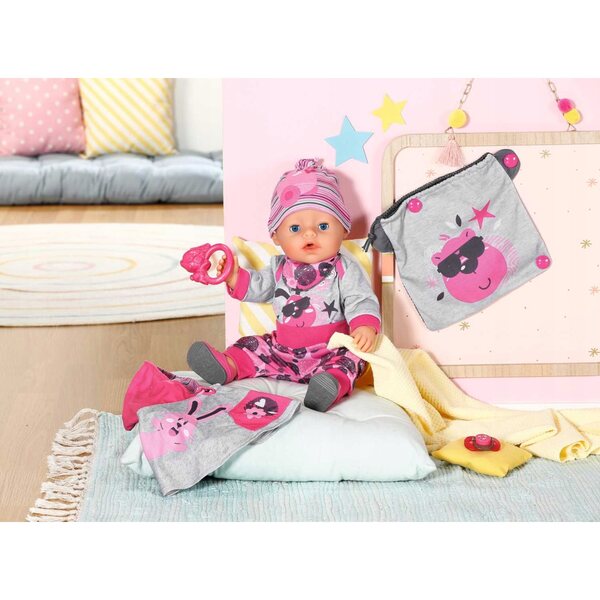 Baby Born Deluxe Set für Neugeborene 43 cm mit kompletter Kleidung und Accessoires