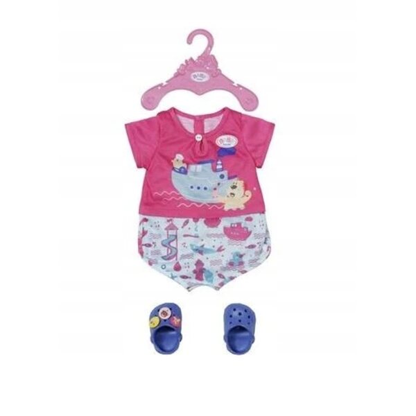 Baby Born Schlafanzug mit Schuhen für 43 cm große Puppen – komplettes und weiches Set
