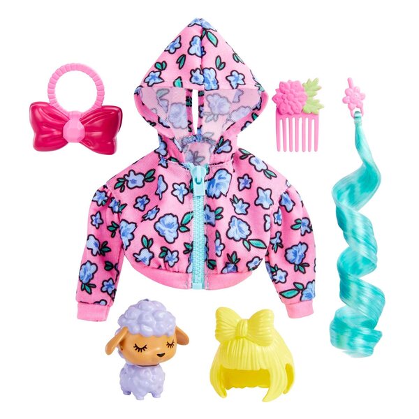 Barbie Extra Mattel 6-teiliges Set mit Sound- und Lichteffekten für Kinder ab 3 Jahren