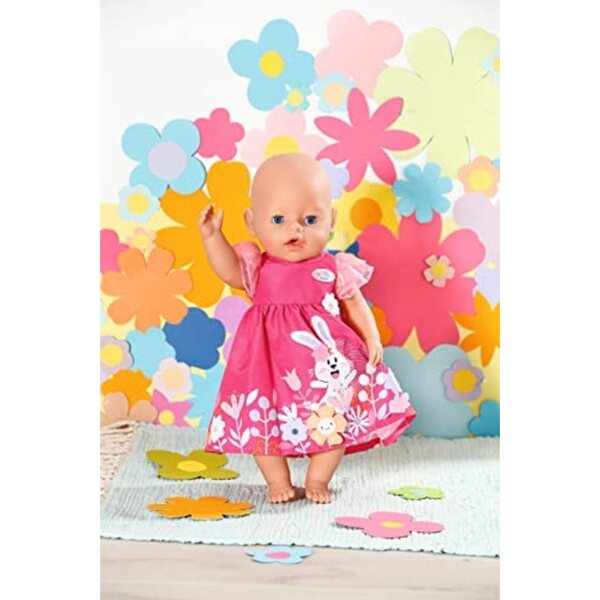 Baby Born Flowers Sommerkleid mit Blumen und Tüllärmeln für Puppen
