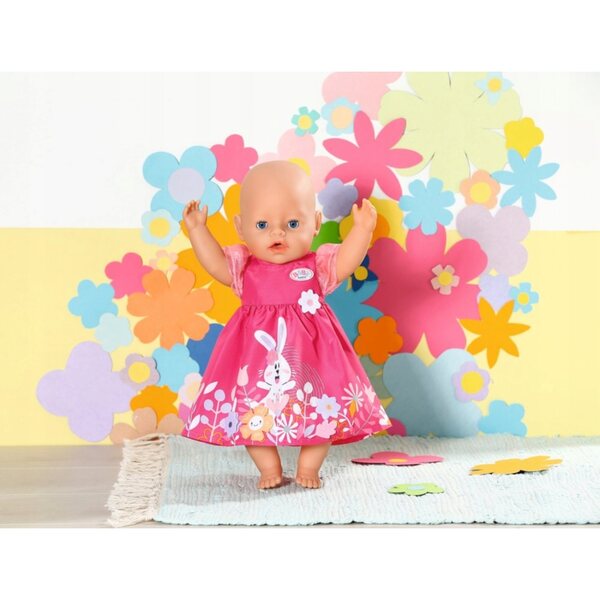 Baby Born Flowers Sommerkleid mit Blumen und Tüllärmeln für Puppen