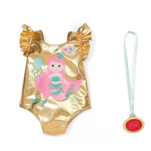 BABY born Strandset 43 cm mit kinästhetischem Sand und Sommeraccessoires