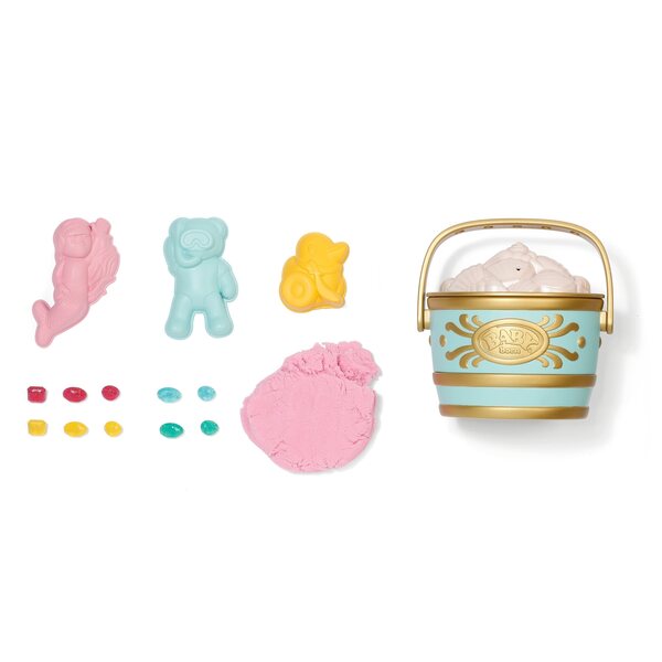 BABY born Strandset 43 cm mit kinästhetischem Sand und Sommeraccessoires