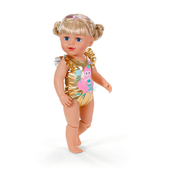 BABY born Strandset 43 cm mit kinästhetischem Sand und Sommeraccessoires