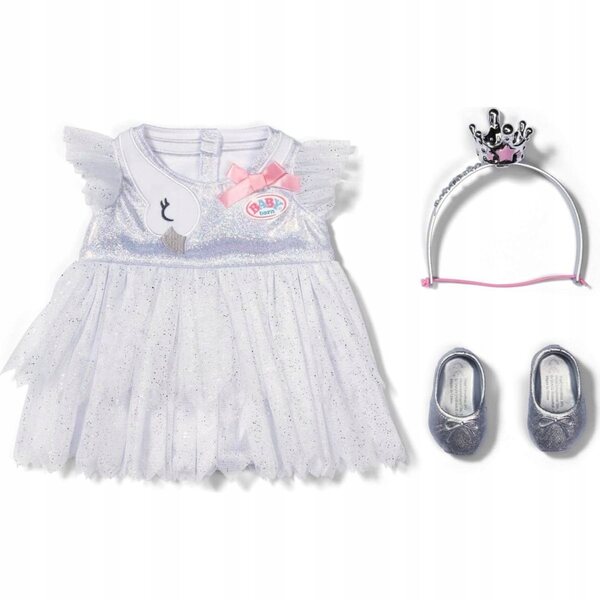 BABY Born Ballerina-Kleid 43 cm mit Schuhen und eleganter Krone