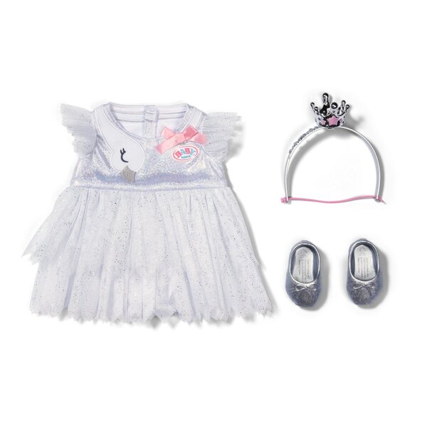 BABY Born Ballerina-Kleid 43 cm mit Schuhen und eleganter Krone