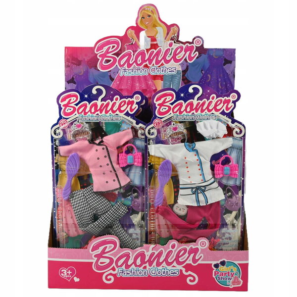 Puppenkleidungsset mit Bluse und Hose in verschiedenen Midex-Farben
