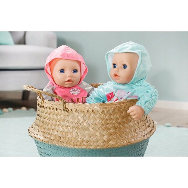 Baby Annabell-Trainingsanzug für Puppen 39–46 cm, rosa und grau, Set mit Kleiderbügel