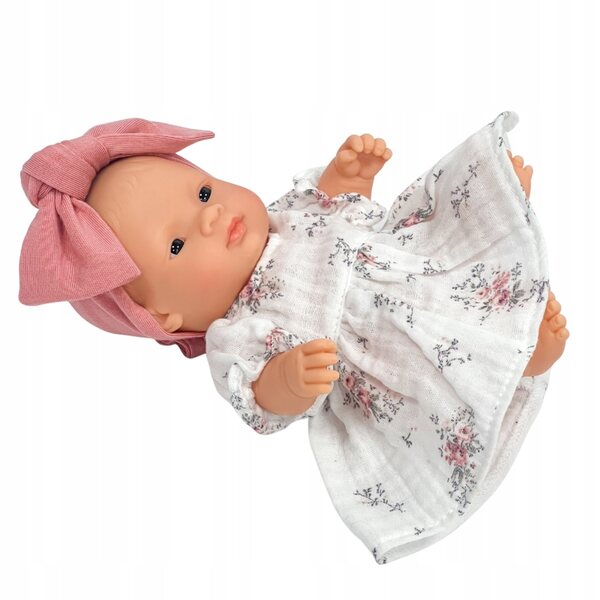 Asiatische Puppe 21 cm mit kompletter Przytullale-Bekleidung für Kinder ab 3 Jahren
