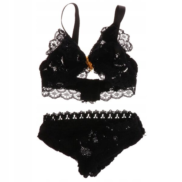 Biustonosso BJD Schwarze Spitze für 1/3 SD Puppen, Mode-Dessous-Set