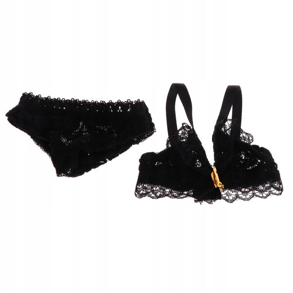 Biustonosso BJD Schwarze Spitze für 1/3 SD Puppen, Mode-Dessous-Set