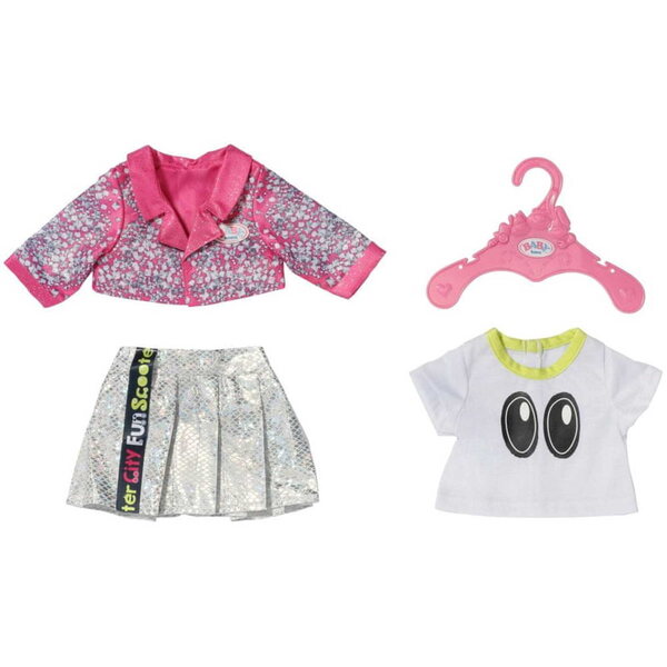 Baby Born City Kleidungsset für 43 cm große Puppen – farbenfrohe und weiche Accessoires