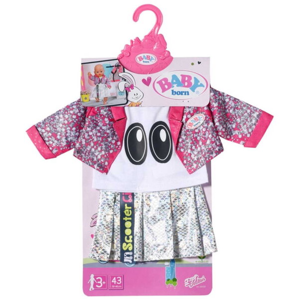 Baby Born City Kleidungsset für 43 cm große Puppen – farbenfrohe und weiche Accessoires