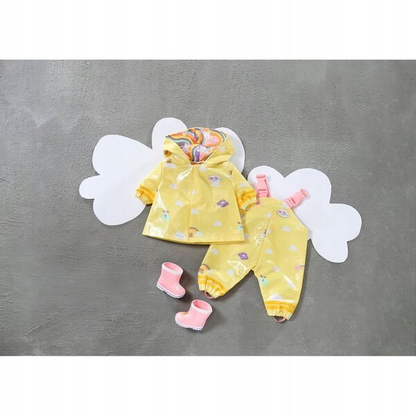 Baby Born Deluxe Regenbekleidungsset 43 cm Gelb für Puppen