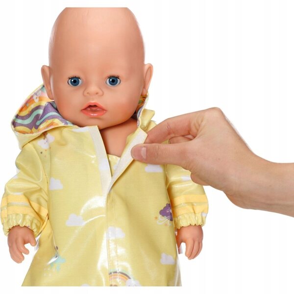 Baby Born Deluxe Regenbekleidungsset 43 cm Gelb für Puppen